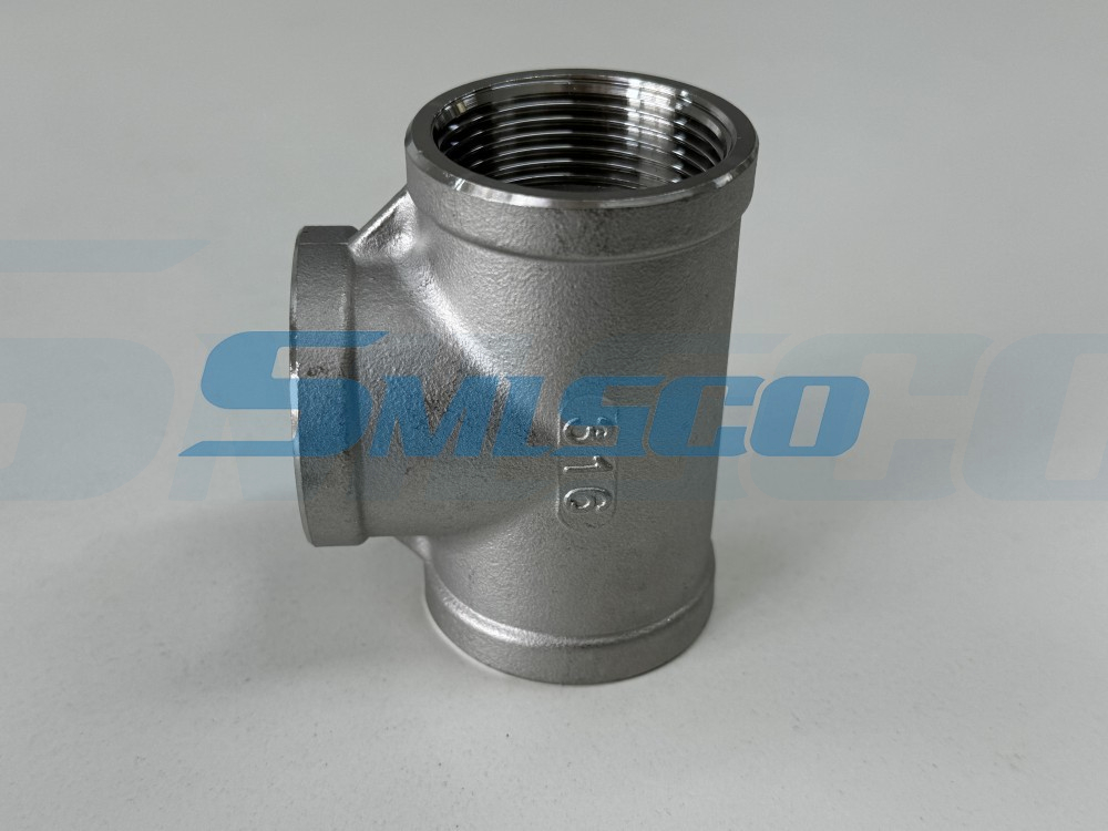 ASTM CF8M 316 TEE TEE BSP BSP DN100 150 фунтов промышленной воды в запасе