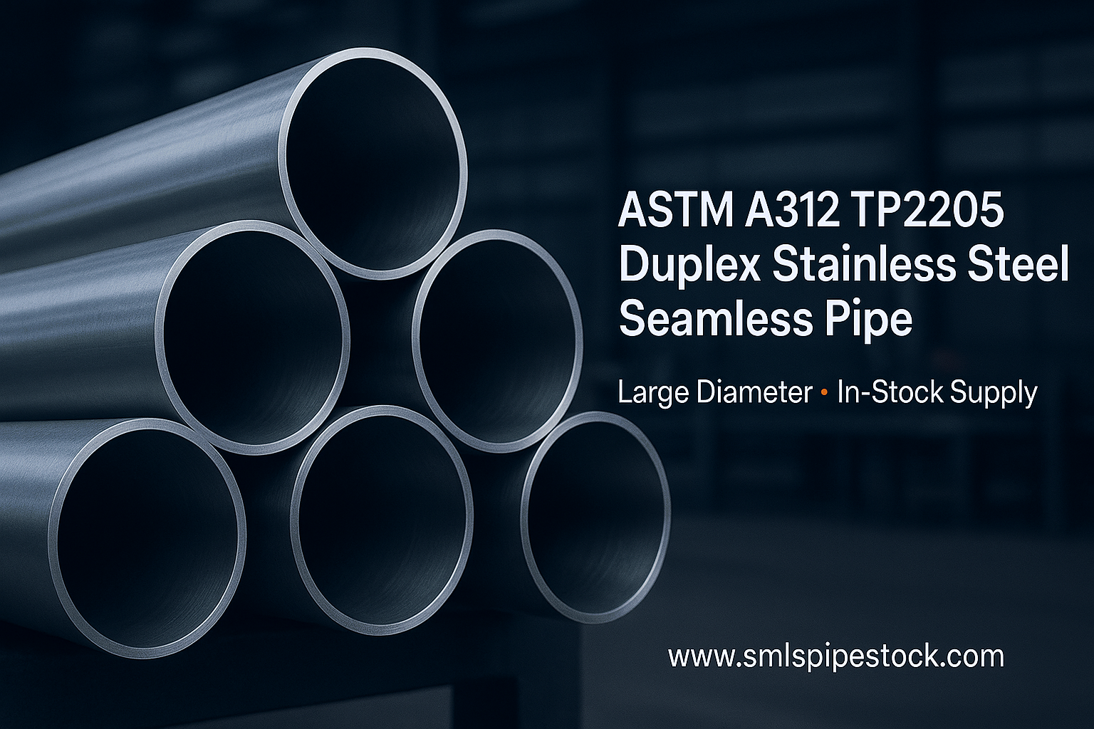 ASTM A312 TP2205 Дуплексная из нержавеющая сталь.