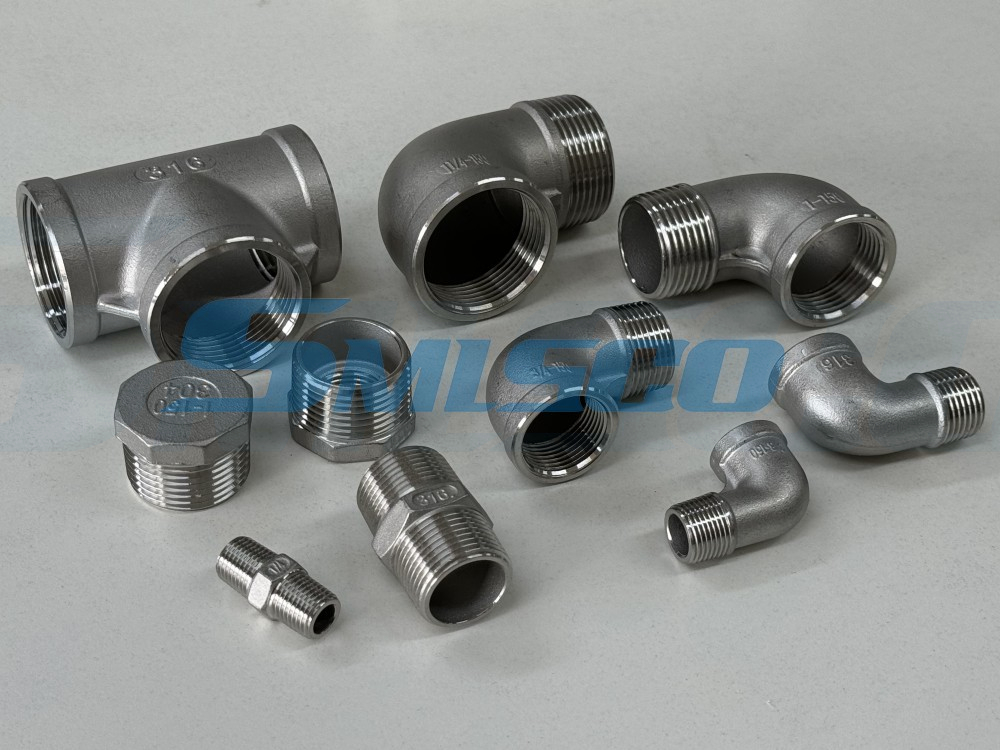 ASTM CF8M 316 TEE TEE BSP BSP DN100 150 фунтов промышленной воды в запасе