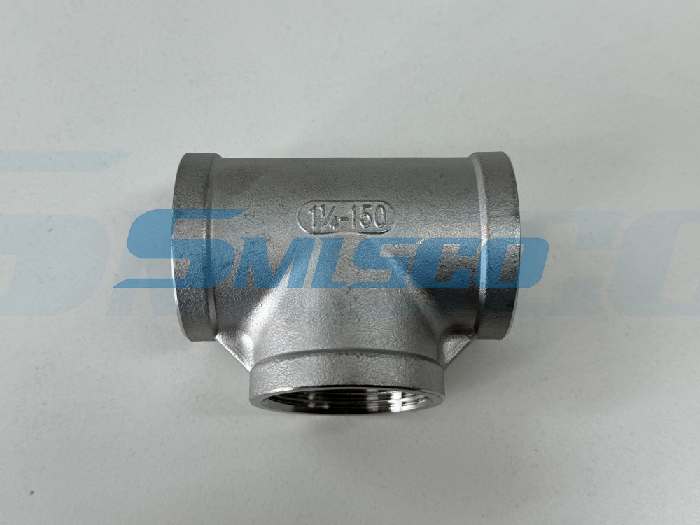 ASTM CF8M 316 TEE TEE BSP BSP DN100 150 фунтов промышленной воды в запасе